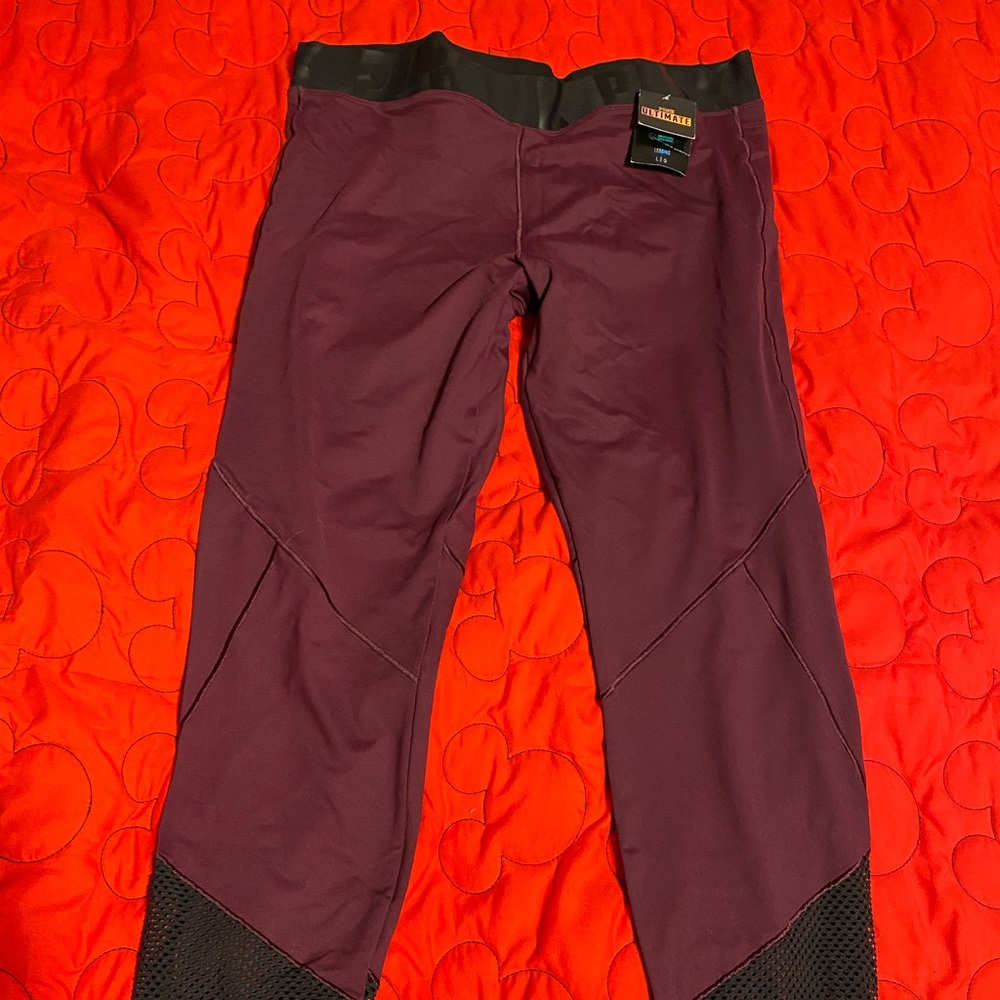 Pink burgundy leggings!